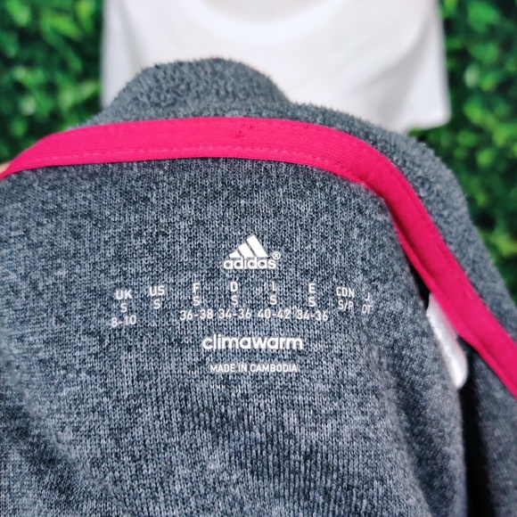 Adidas Climawarm Zip-Up Hoodie(Magenta & Grey) - Picture 7 of 8
